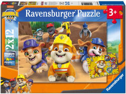 Ravensburger Пъзел Ravensburger от 2 x 12 части - Ръбъл и екипът му (12004167) - ozone