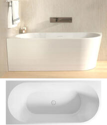 Niagara Wellness AVIORA-L fényes fehér szabadonálló kád