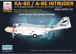 HADMODELS 1/48 A-6E Intruder The Final Countdown vadászgép matrica készlet HADE721005 (HADE721005)