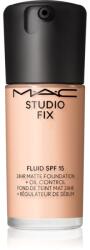 MAC Cosmetics Studio Fix Fluid SPF 15 24HR Matte Foundation + Oil Control mattító alapozó SPF 15 árnyalat N18 30 ml