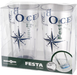 Brunner Set Festa Blue Ocean - 2ks pohár készlet