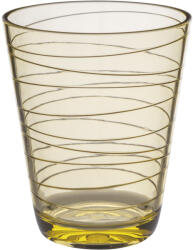 Brunner Onda glass 30 cl pohár sárga