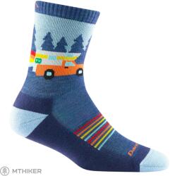 Darn Tough VAN WILD MICRO CREW LIGHTWEIGHT WITH CUSHION gyerek zokni, denim (L)