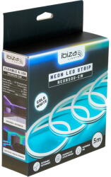 IBIZA LIGHT & SOUND Banda LED Ibiza Light NEONFLEX Lungime 5M Lumina Alba Rece 6000K IP65 (NEON500-CW)