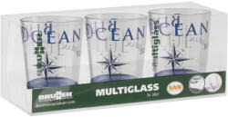 Brunner Set Multiglass Blue Ocean SAN - 3ks pohár készlet