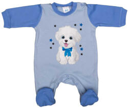 Asti Vékony, pamut rugdalózó Kutyus mintával