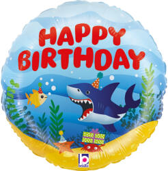  Happy Birthday Ocean mini fólia lufi 19 cm (WP) (GBB22063) - pepita