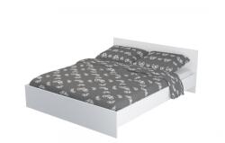 Pietro Grinders II Ágykeret - 160x200, Kétszemélyes, Ágyráccsal, Fehér