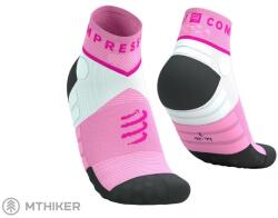 Compressport Ultra Trail Low zokni, begonia/neon pink (T2 (EU 39-41))