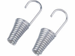 Extol kampó, 2db; 12mm-es gumikötélhez, 4 mm horganyzott acélból (8861124)