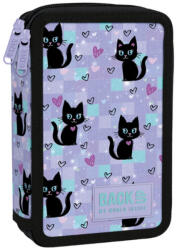 DERFORM Penar echipat cu 2 fermoare Derform BackUP 7 DW 16, Motiv Magic cats (PB7DW16) Penar