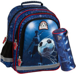 DERFORM Set scoala FOOTBALL - Ghiozdan + Penar etui, Derform (SET-2457+2693)