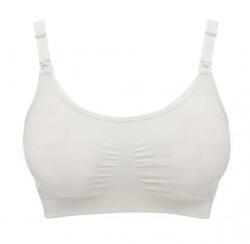 Medela melltartó 3 az 1-ben szoptatáshoz és szoptatáshoz, Szín: Fehér, Méret: XL