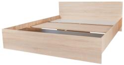 Pietro Grinders II NEW Ágykeret - 140x200, Kétszemélyes, Ágyráccsal, Sonoma