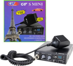 PNI Statie radio CB CRT S Mini Dual Voltage, 12/24V, 4W, cu ASQ, AM-FM (pni-pack142) Statii radio
