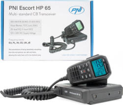 PNI Statie radio CB PNI Escort HP 65 ASQ, multi-norma, Noise Blanker, ASQ, SQ reglabil, 12 V - 24 V, mufa de bricheta inclusa (pni-hp65) - cel Statii radio