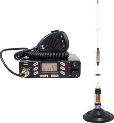 PNI CB radio station package PNI Escort HP 6800 ASQ, 12/24 V with CB antenna PNI ML70 with magnet (pni-pack152) Statii radio