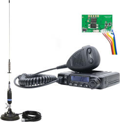 PNI Pachet Statie radio CB PNI Escort HP 6550 cu PNI ECH01 instalat + Antena CB PNI S75 cu magnet (pni-pack156) - cel Statii radio