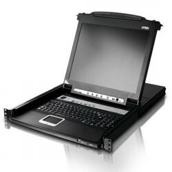 ATEN Consola KVM Aten CL5708N-ATA-AG, 19inch, 8x RJ45, Black (CL5708N-ATA-AG)