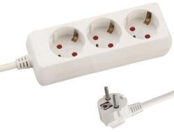 EUROLAMP Prelungitor EUROLAMP SA - 10328, 3 prize, 3m, alb (147-62220)