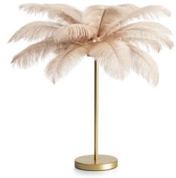  Feri4 állólámpa strucctolból készült lámpaernyővel Bézs 65x68 cm