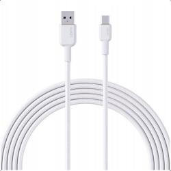 AUKEY Cablu de date AUKEY CB-NAC1, USB-C male - USB-A male, 1 m, White (CB-NAC1 WHITE)