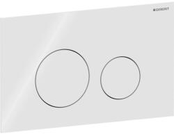 Geberit Vezérlő gomb Geberit Sigma40 üveg fehér 115.628. SI. 1 (115.628.SI.1)