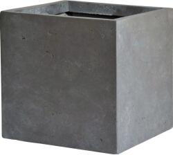 M Collections Cubi virágtartó 23 cm x 23 cm Szürke