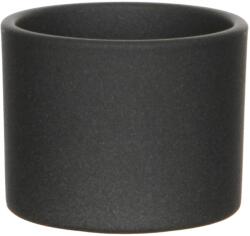 Mica Decorations Era kaspó 12 cm átmérő x 10 cm sötétszürke matt