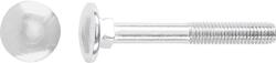  Kapupánt csavar részleges menettel M8 x 60 mm fehér horganyzott - súlyra