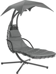  Palmdale nyugágy napvédő tetővel textil antracit (496575)