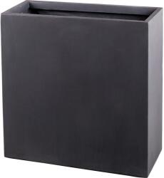  Virágláda 65 cm x 65 cm x 25 cm sötétszürke (119104)