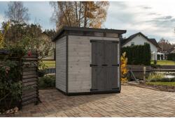 Upyard kerti ház Strongbox L alappal 203 cm x 163 cm szürke FSC®