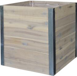  Fából készült virágcserép 38 cm x 38 cm x 38 cm