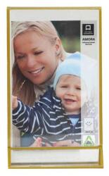  Fotókeret műanyag Amora arany XS 10 cm x 15 cm