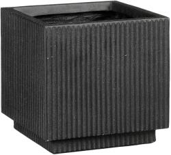 Mica Decorations Quito Outdoor virágcserép 25 cm x 25 cm x 25 cm magnéz. fekete