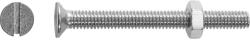  PZ süllyesztett fejű csavar acél A2 M6 x 30 mm 8 db + anya