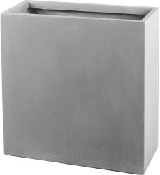  Virágláda 65 cm x 65 cm x 25 cm világosszürke (117679)