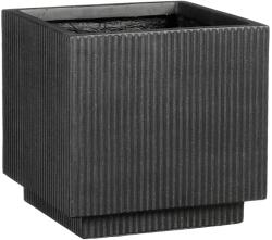 Mica Decorations Quito Outdoor virágcserép 30 cm x 30 cm x 30 cm magnéz. fekete