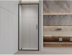  SANOSLIM pivot zuhanyajtó 80 x 200 cm matt fekete