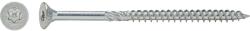  TX25 süllyesztett fejű szerkezeti csavar fehér horganyzott 5 cm x 60 mm 100 db
