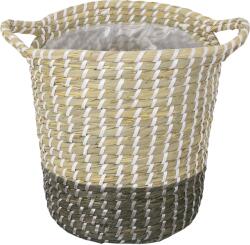  Tengeri fűből készült kosár szürke 33 x 35 cm - obi - 7 999 Ft