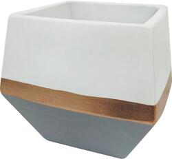  Szögletes cement virágcserép 5