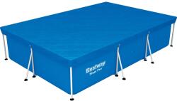 Bestway PE takaróponyva 304 cm x 205 cm szögletes kék