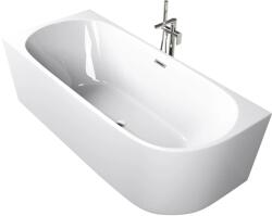 Sanotechnik SOLVA balos kivitelű sarokba állítható aszimmetrikus térkád