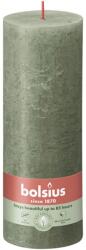 Bolsius Rustic Shine hengergyertya 68 mm x 190 mm Fresh Olive