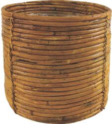  Virágcserép rattan barna 25 cm x 23 cm