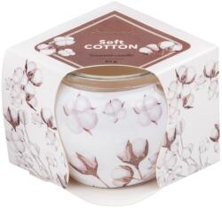 Emocio Üvegpoharas illatgyertya 70 mm x 62 mm Soft Cotton