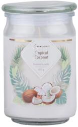 Emocio Glass Illatgyertya üvegfedéllel 93 mm x 142 mm Tropical Coconut