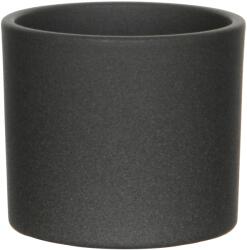 Mica Decorations Era kaspó 13, 5 cm átmérő x 12, 5 cm sötétszürke matt